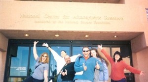 Some of retainers enjoying themselves (out of uniform, of course) at the National Center for Atmospheric Research.